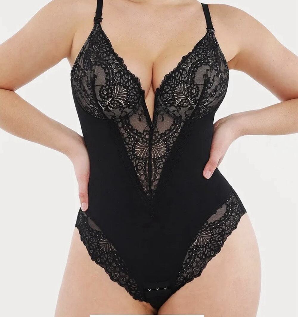 Popilush Bodysuit, Black, Small
